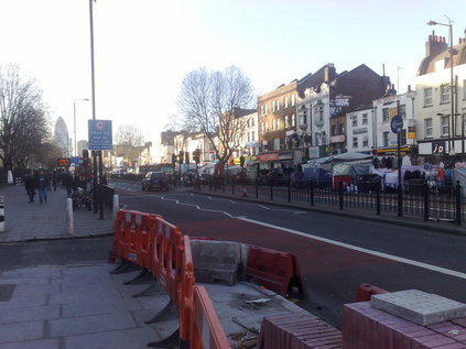 Whitechapel - looking back towards the City